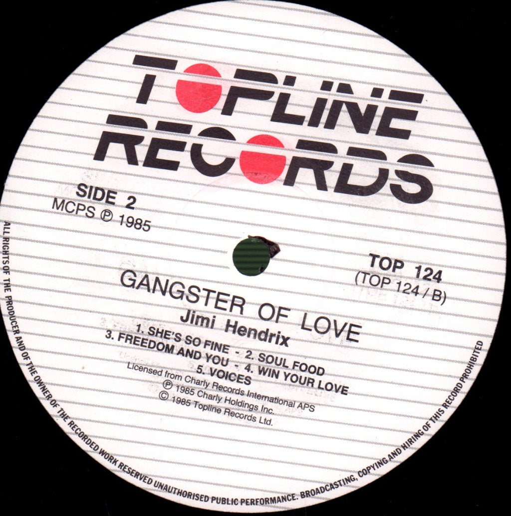 Jimi Hendrix - Gangster Of Love - Lp