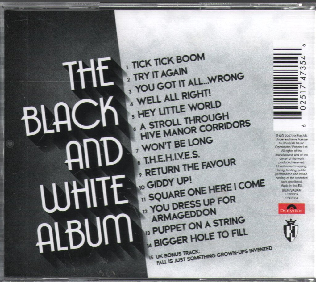 Hives - Black And White Album - Cd
