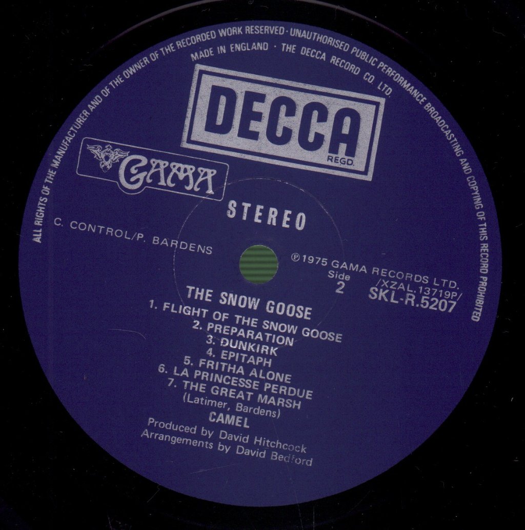 Camel - Snow Goose - Lp