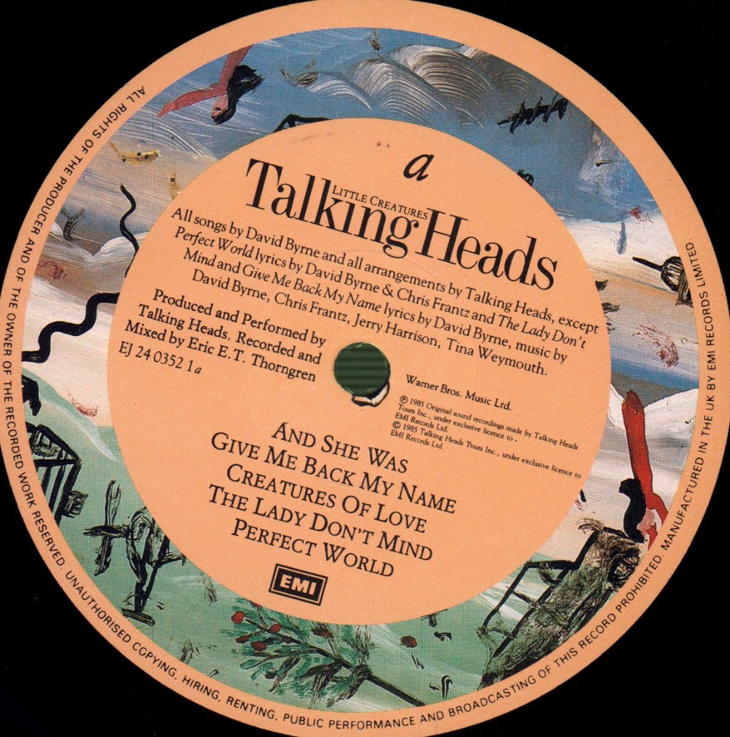 Talking Heads - Little Creatures - Lp