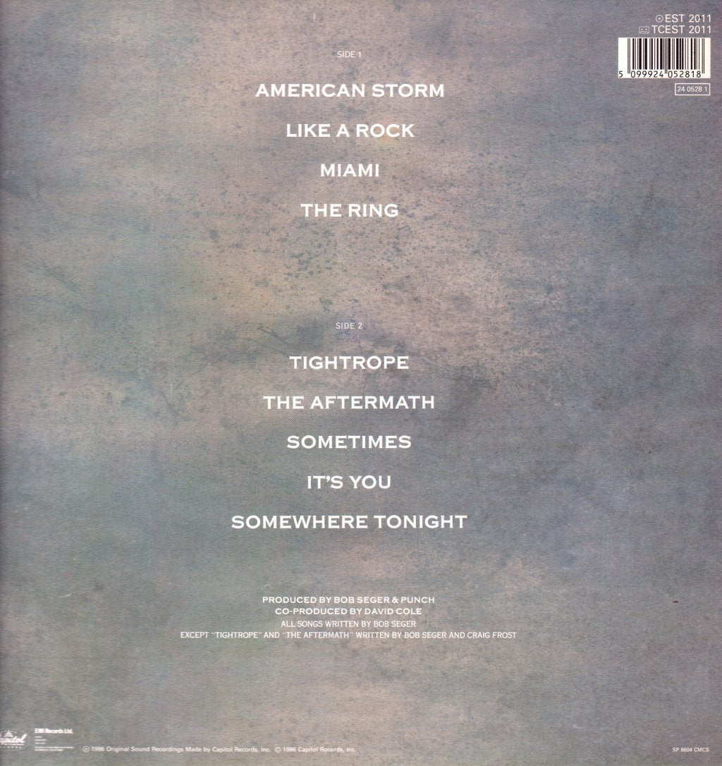 Bob Seger And The Silver Bullet Band - Like A Rock - Lp