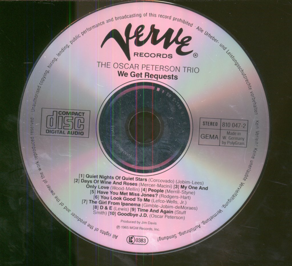 Oscar Peterson Trio - We Get Requests - Cd