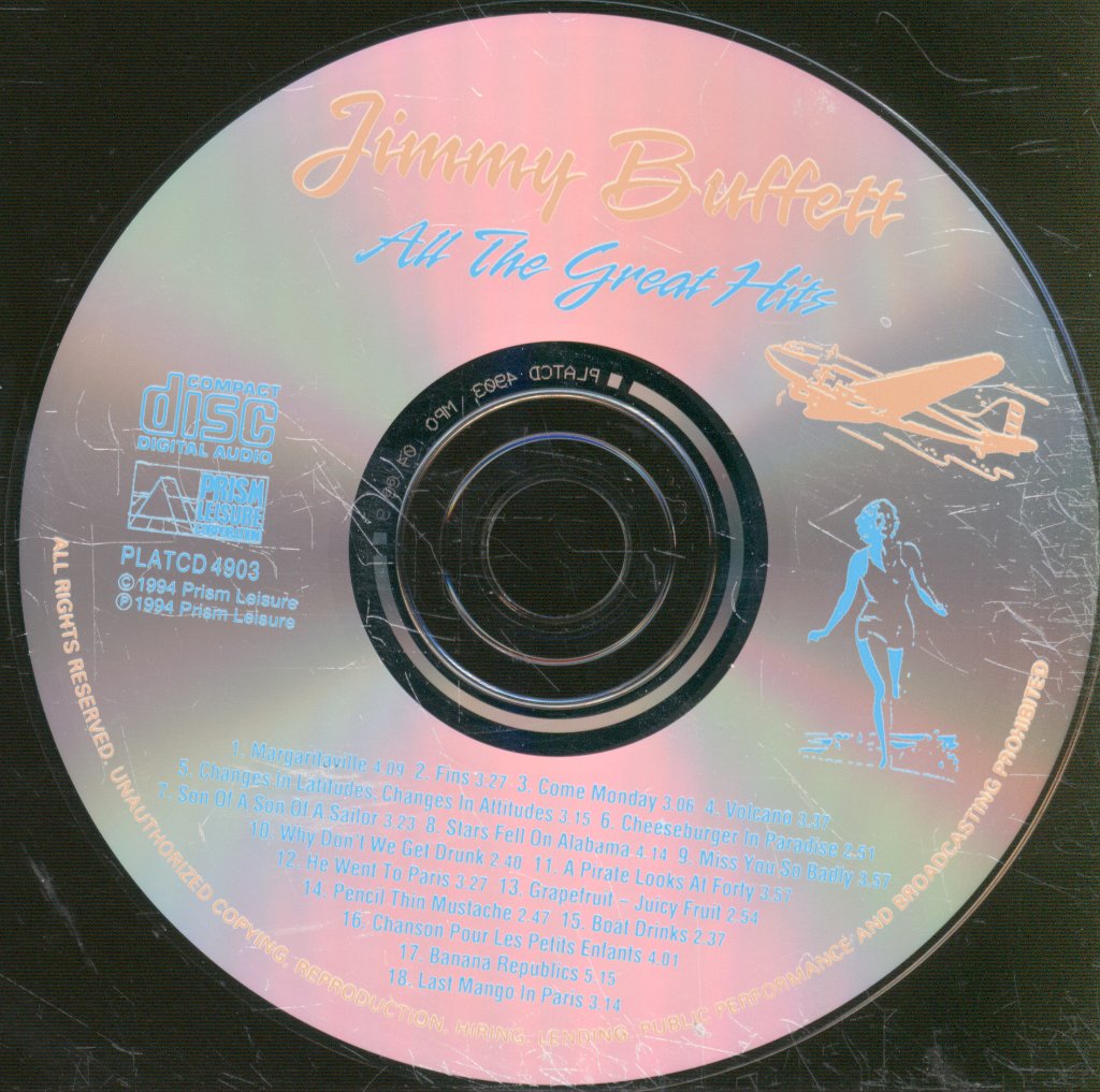 Jimmy Buffett - All The Great Hits - Cd