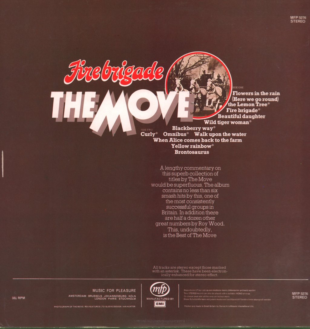 Move - Fire Brigade - Lp
