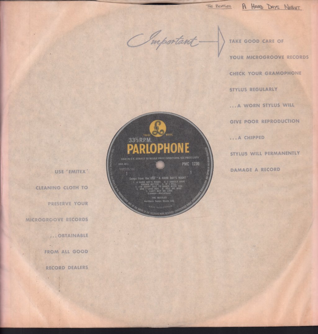 Beatles - A Hard Day's Night - Lp