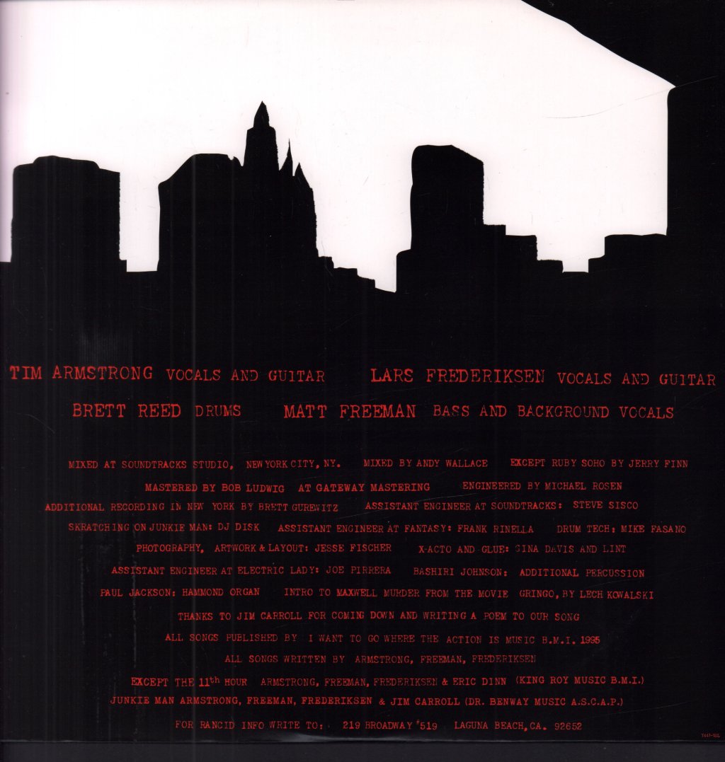 Rancid - ...And Out Come The Wolves - Lp