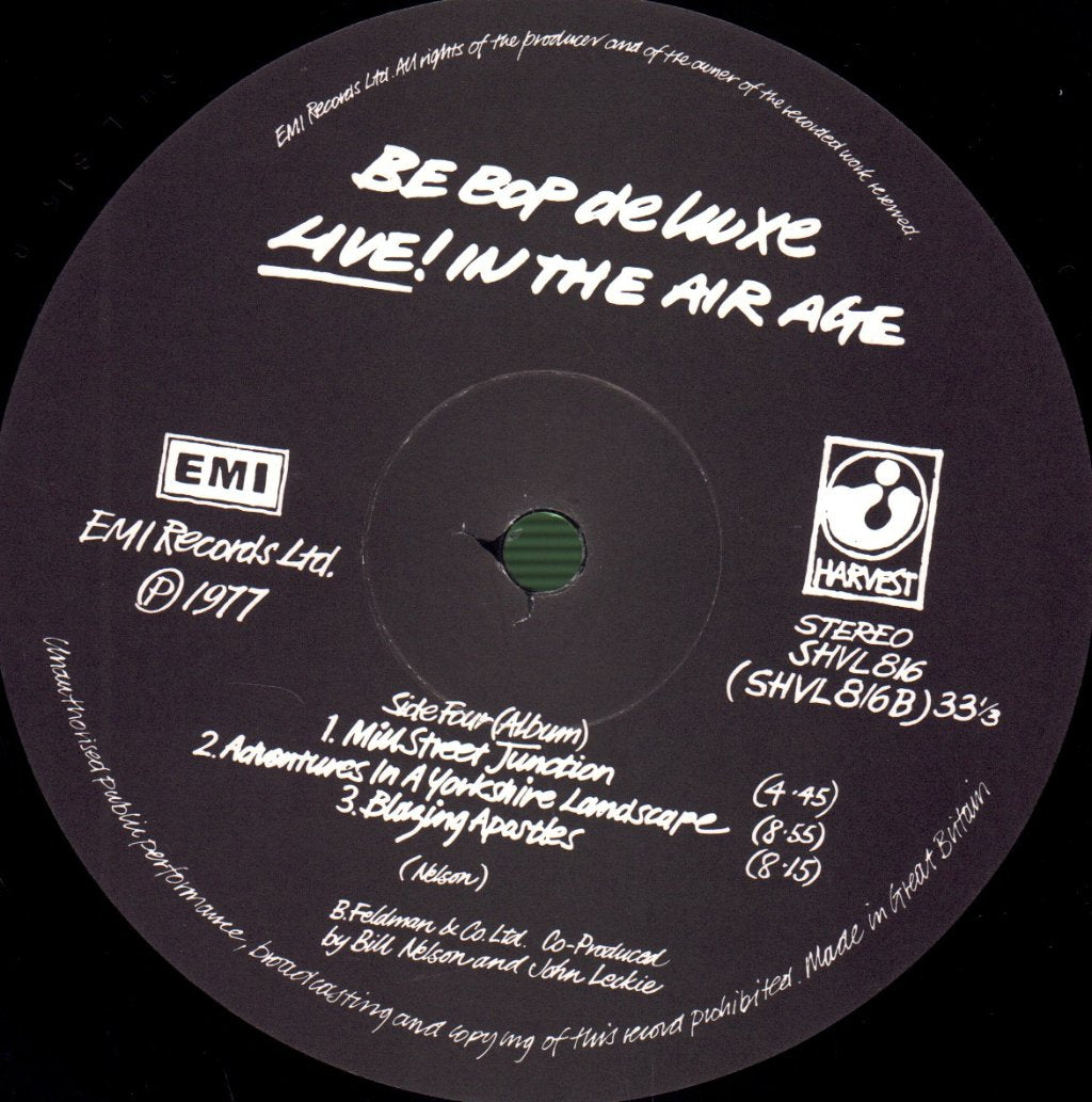 Be Bop Deluxe - Live! In The Air Age - Lp
