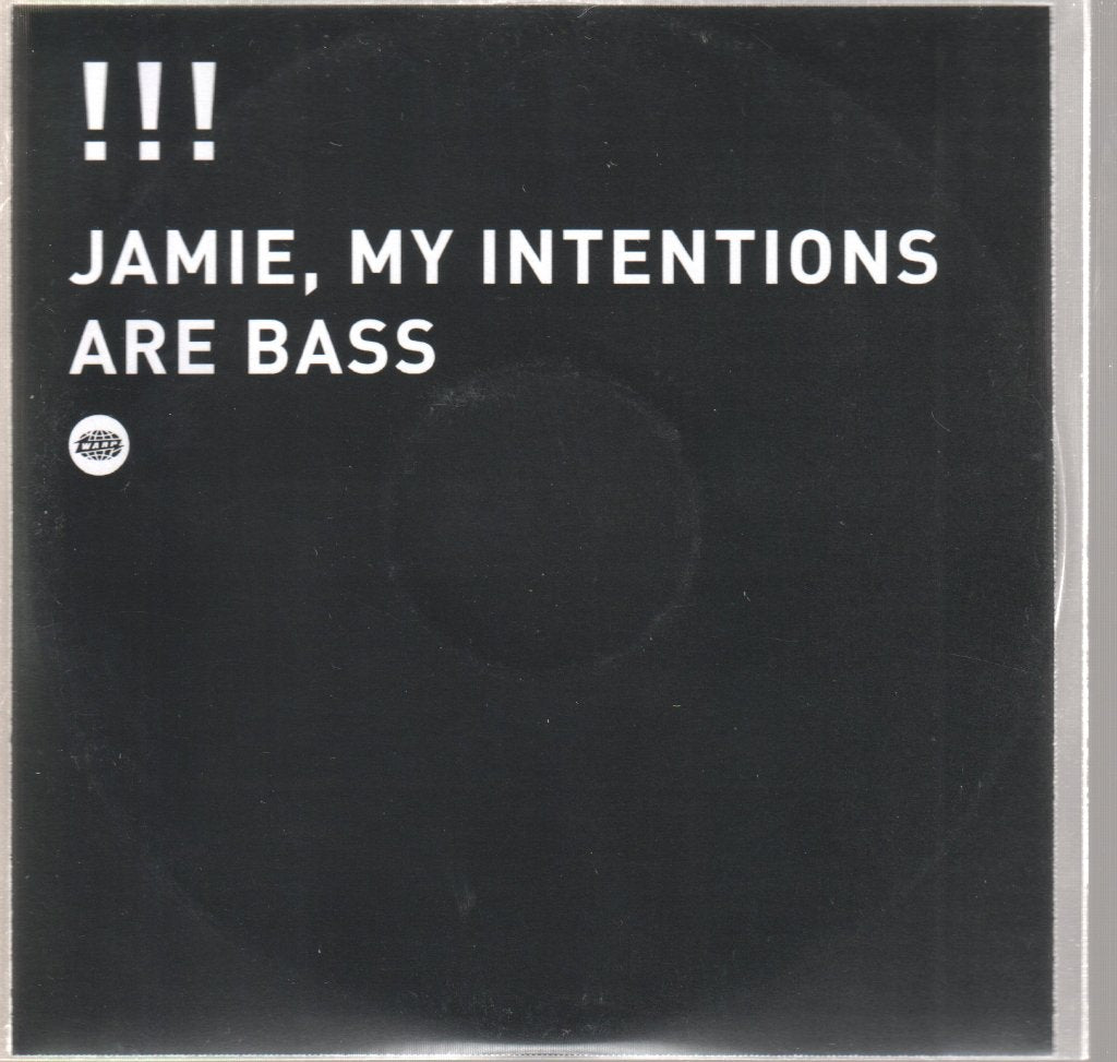 Chk Chk Chk !!! - Jamie, My Intentions Are Bass - Cdr