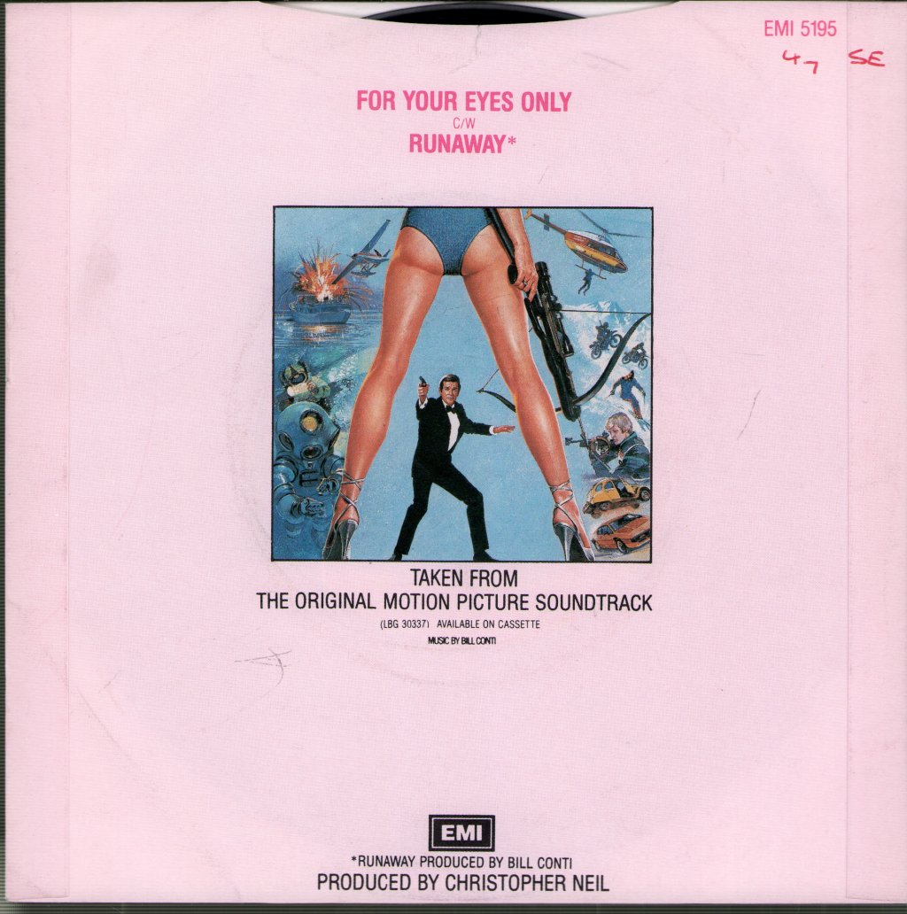 Sheena Easton - For Your Eyes Only - 7 Inch