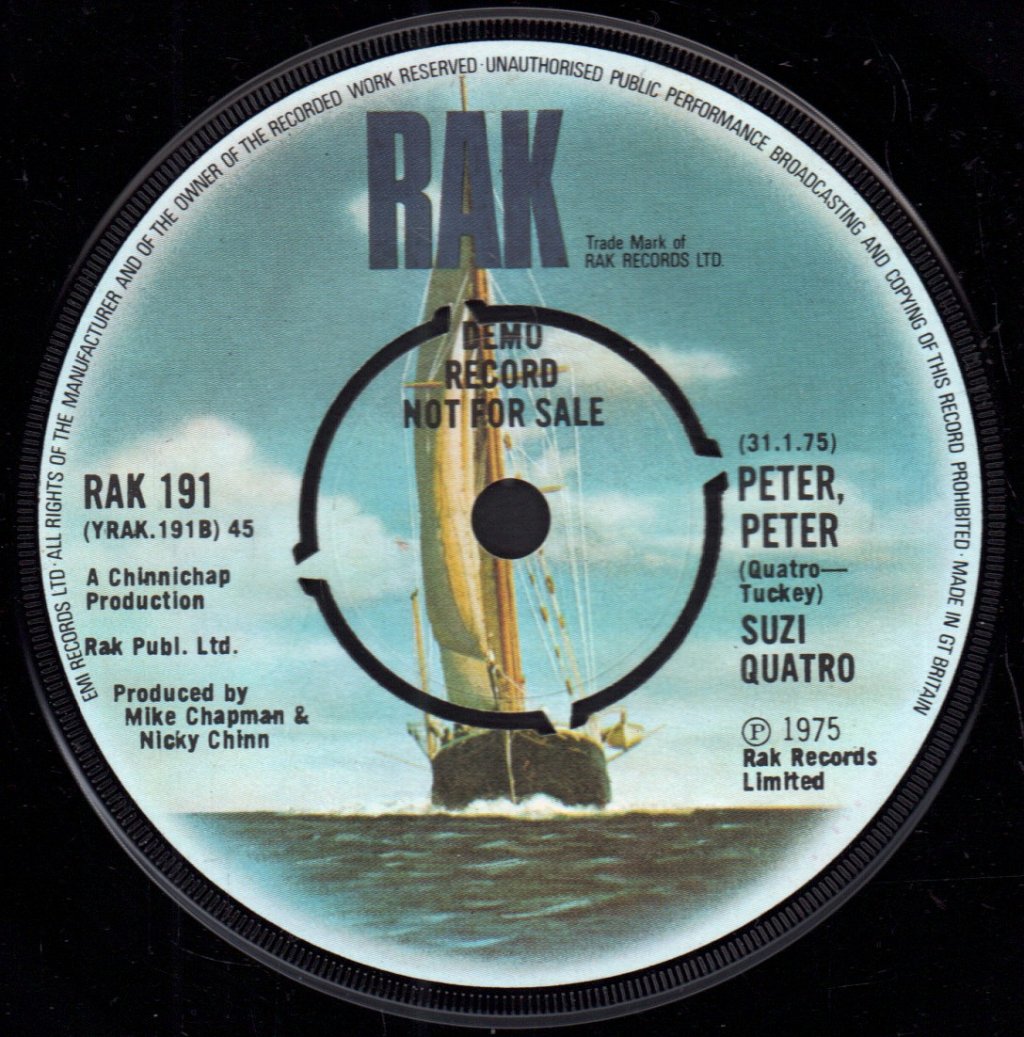 Suzi Quatro - Your Mamma Won't Like Me - 7 Inch
