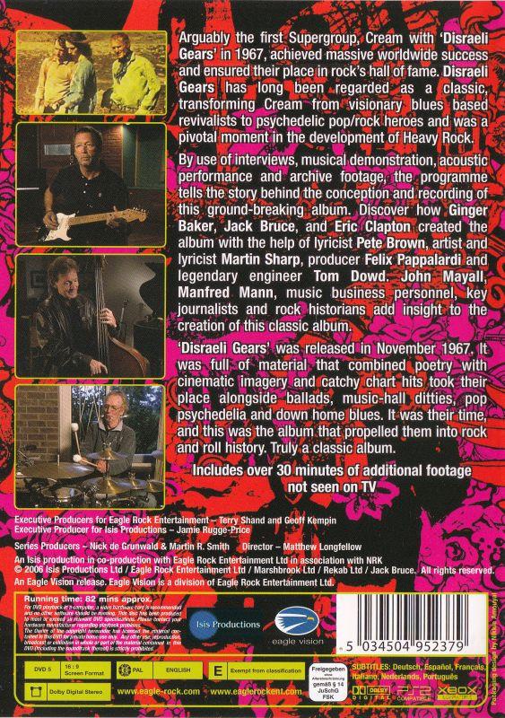 Cream - Disraeli Gears - Dvd