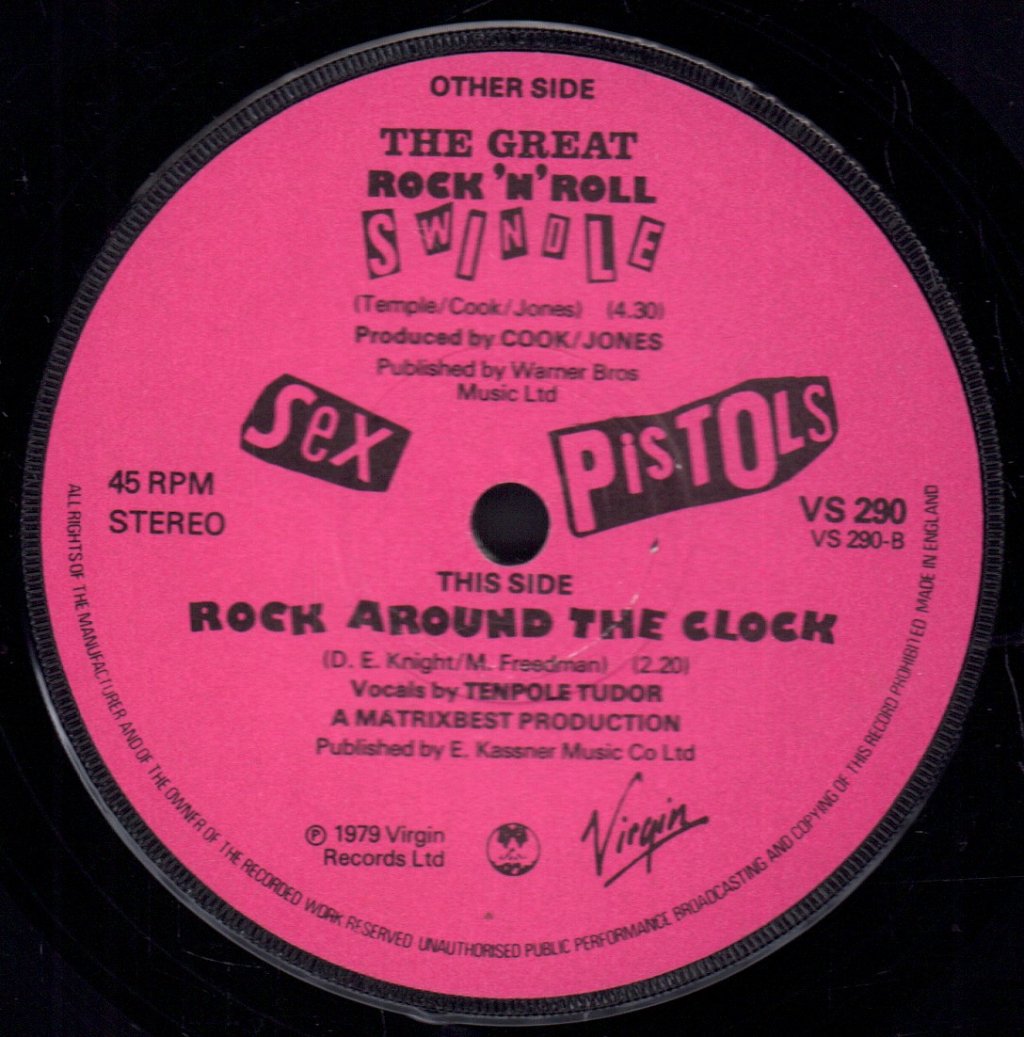 Sex Pistols - Great Rock N Roll Swindle - 7 Inch