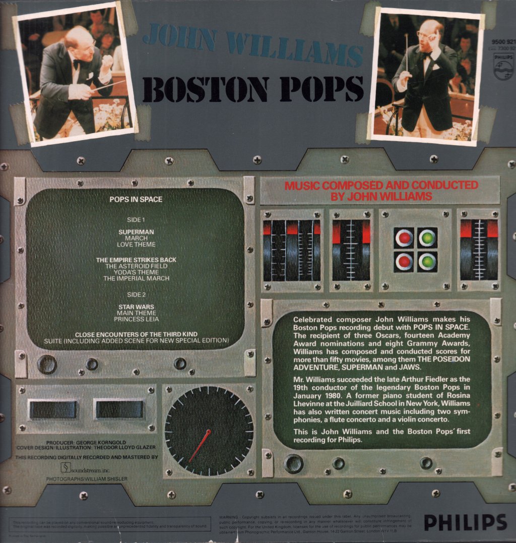 John Williams And The Boston Pops - Pops In Space - Lp