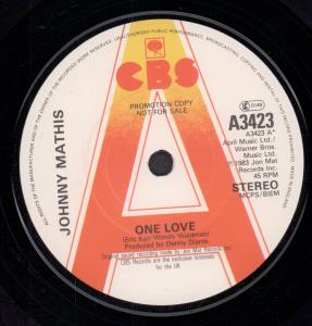 Johnny Mathis - One Love - 7 Inch