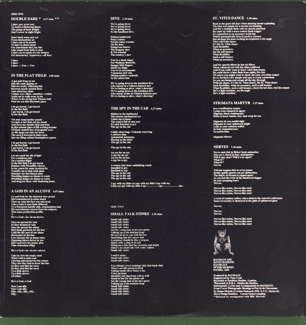 Bauhaus - In The Flat Field - Lp