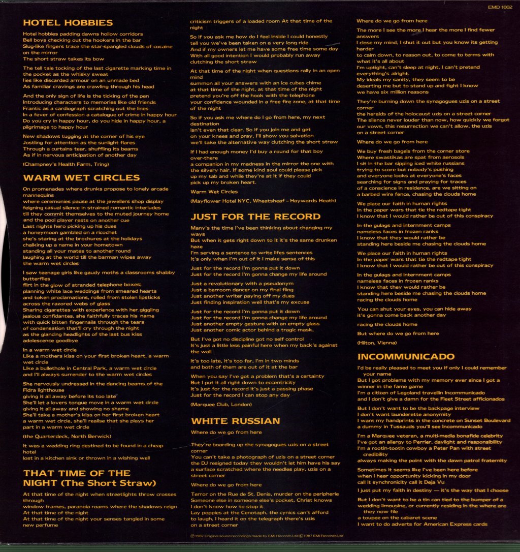 Marillion - Clutching At Straws - Lp