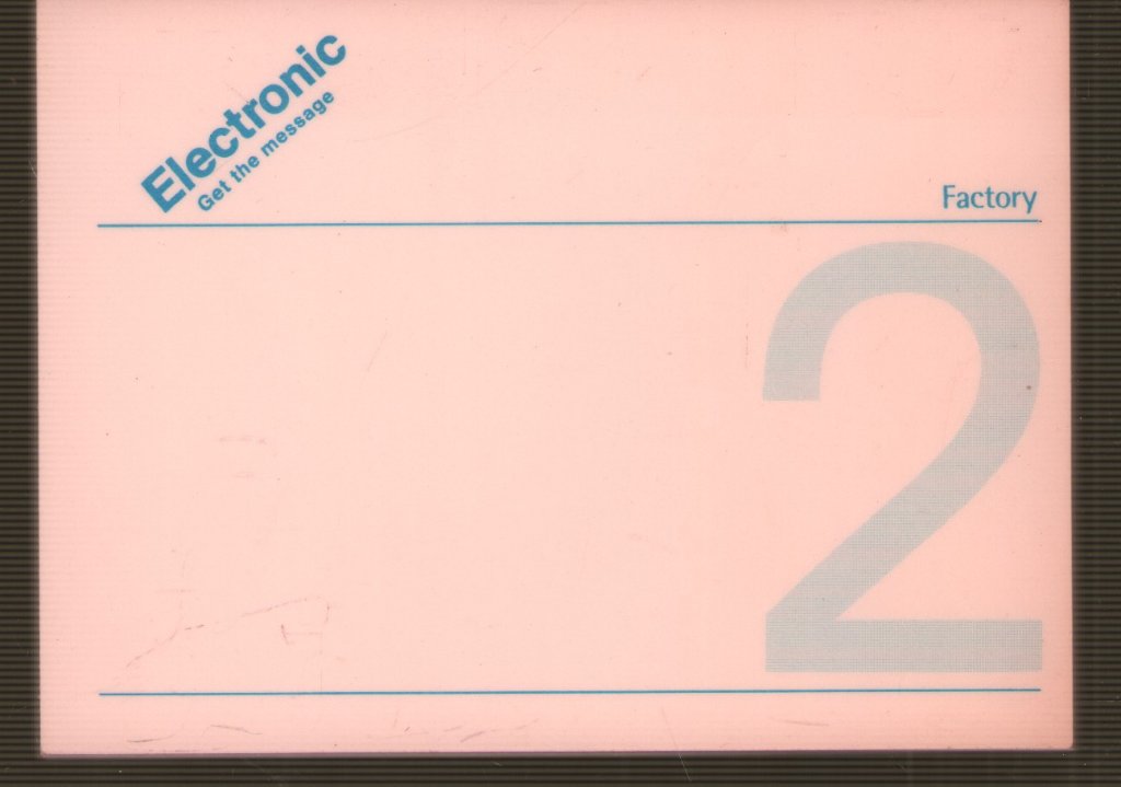 Electronic - Get The Message - Post It Note