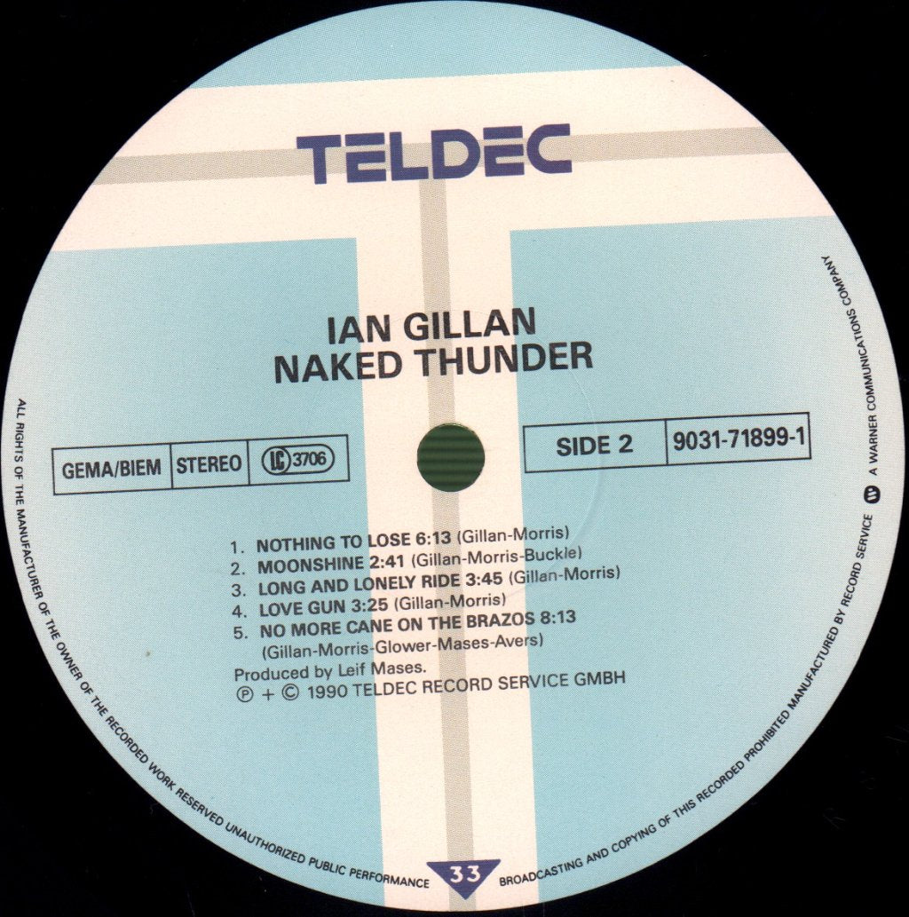 Ian Gillan - Naked Thunder - Lp