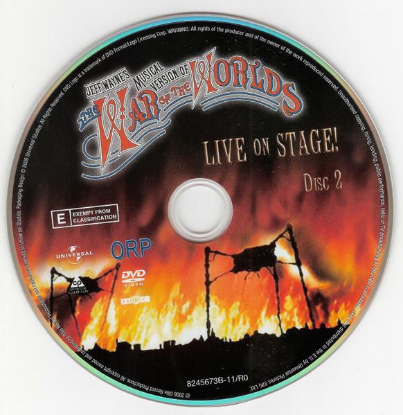 Jeff Wayne - Jeff Wayne's Musical Version Of The War Of The Worlds Live On Stage! - Double Dvd