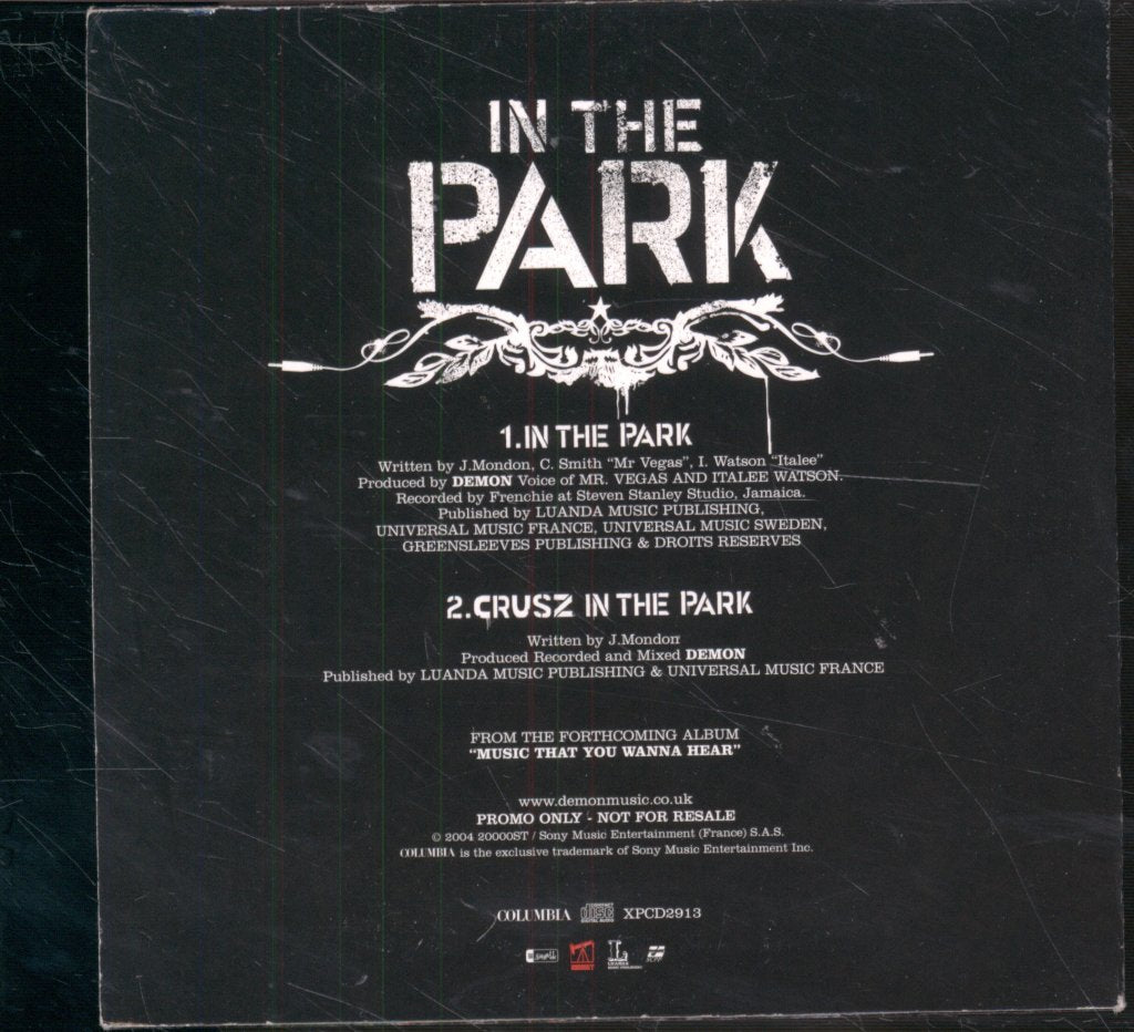 Demon (2000'S Artist) - In The Park - Cd