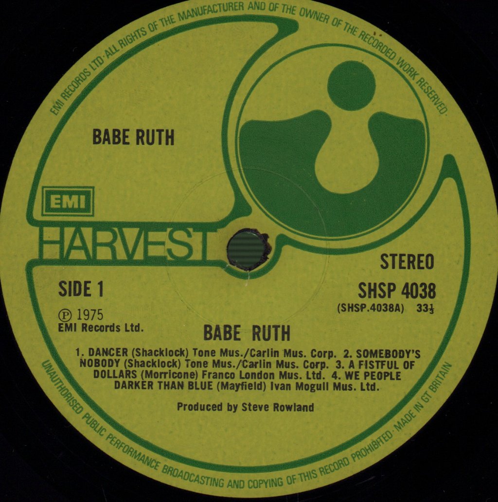 Babe Ruth - Babe Ruth - Lp