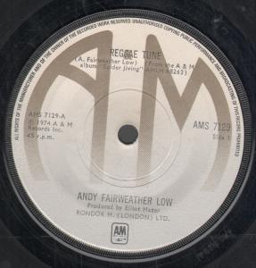 Andy Fairweather Low - Reggae Tune - 7 Inch