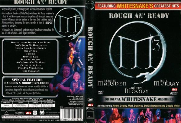 m3 (bernie marsden micky moody neil murray) - Rough An' Ready - Dvd