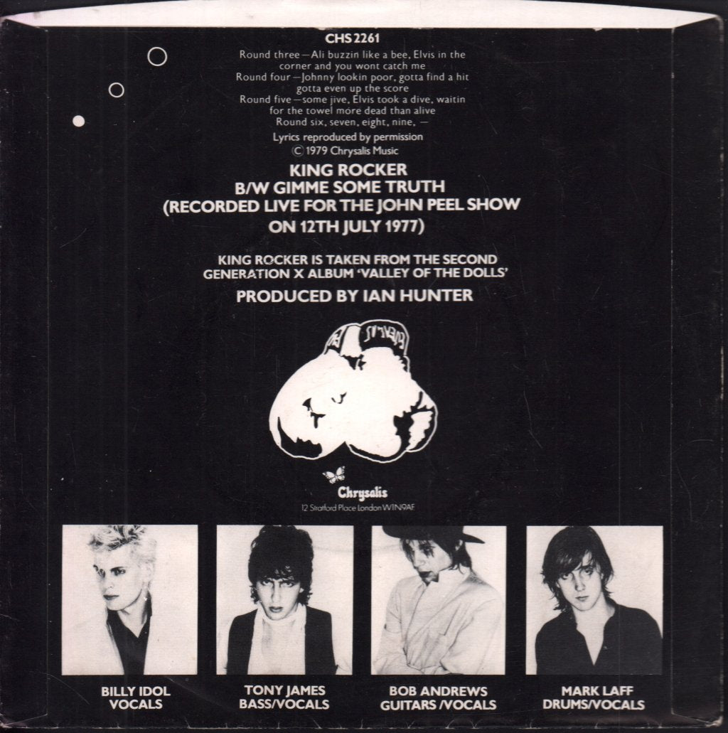 Generation X - King Rocker - 7 Inch