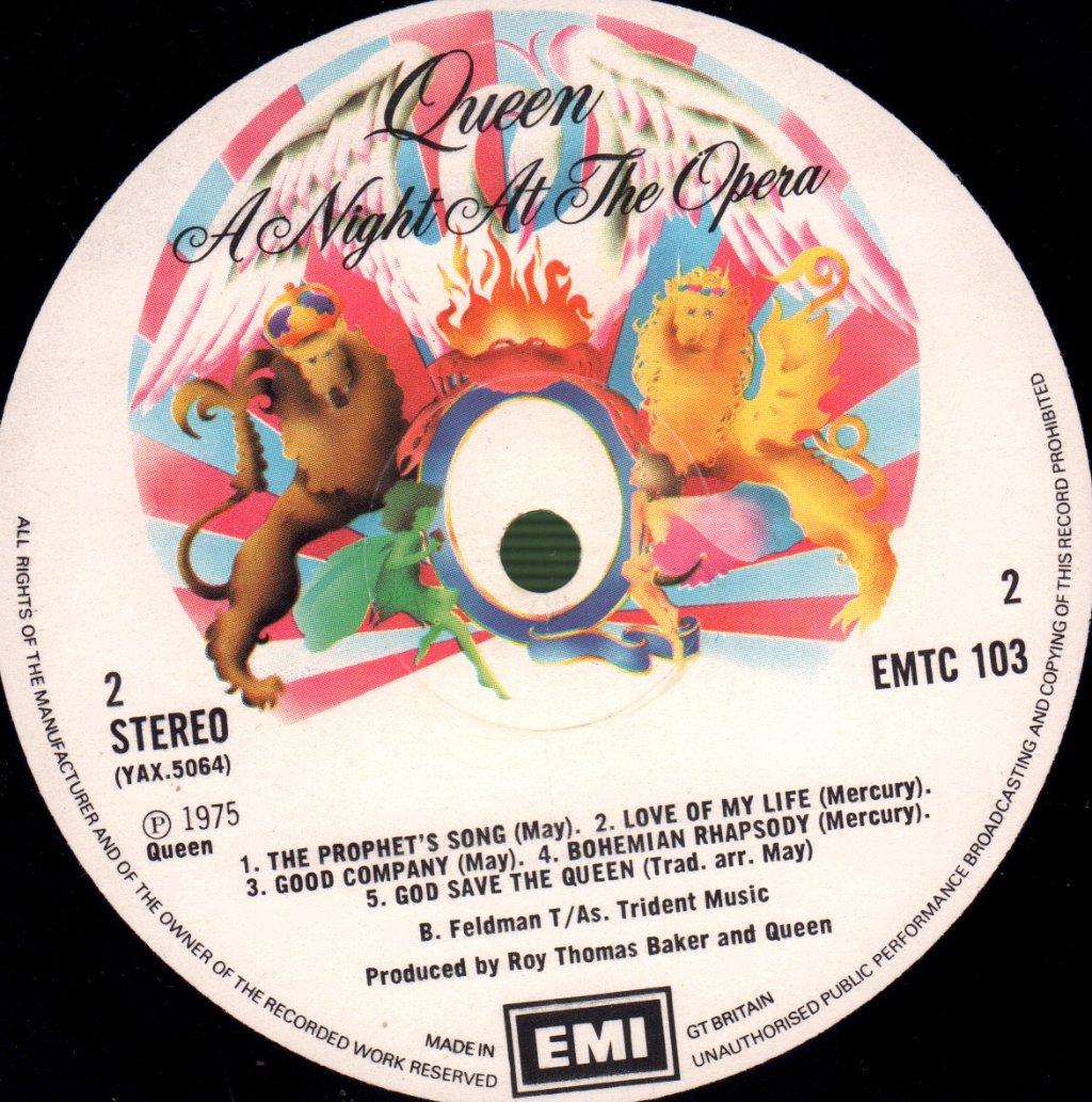 Queen - A Night At The Opera - Lp