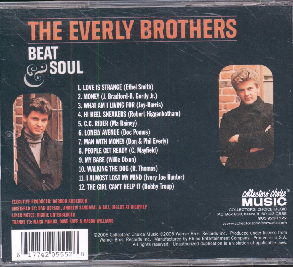 Everly Brothers - Beat & Soul - Cd