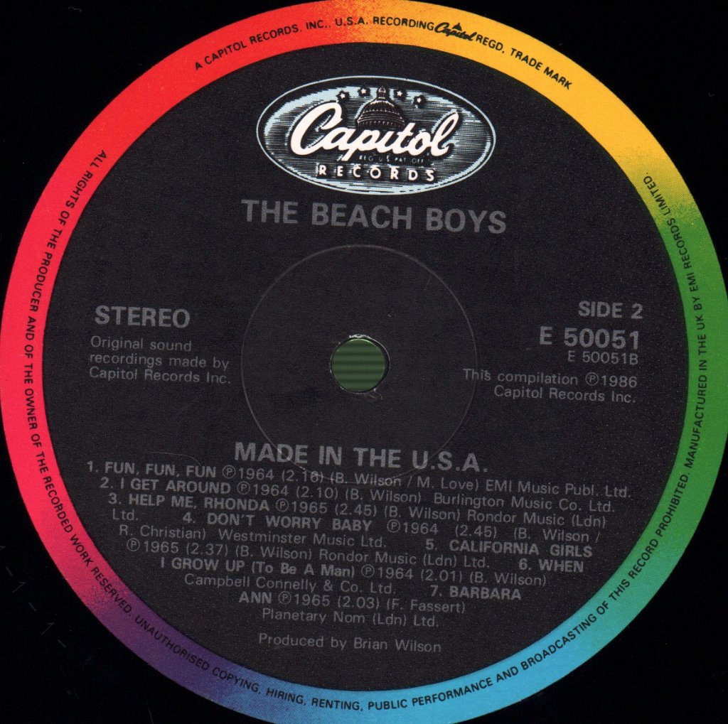 Beach Boys - Made In U.S.A. - Double Lp