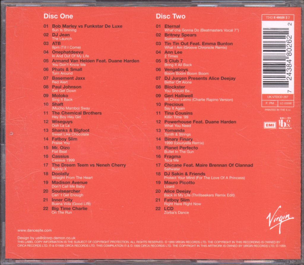 Various Artists - Now Dance 2000 - Double Cd