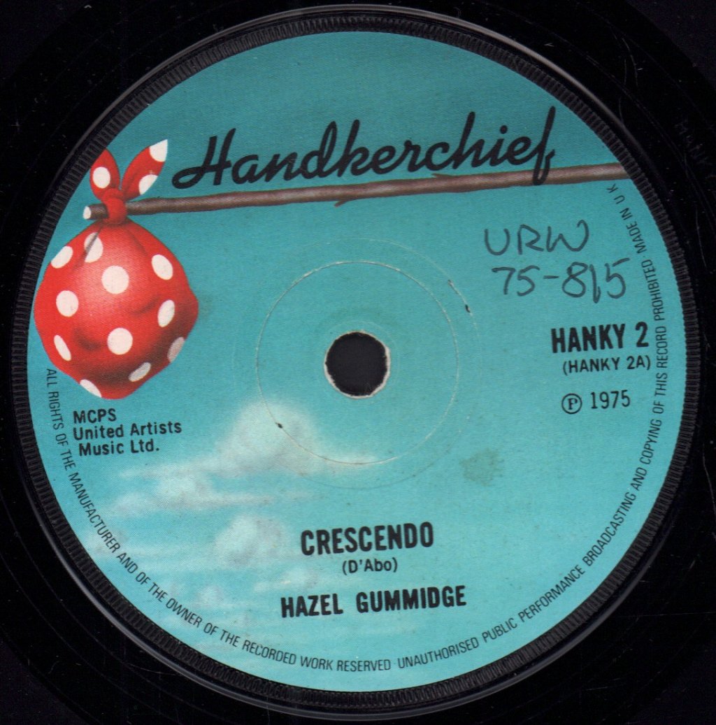 Hazel Gummidge - Crescendo - 7 Inch