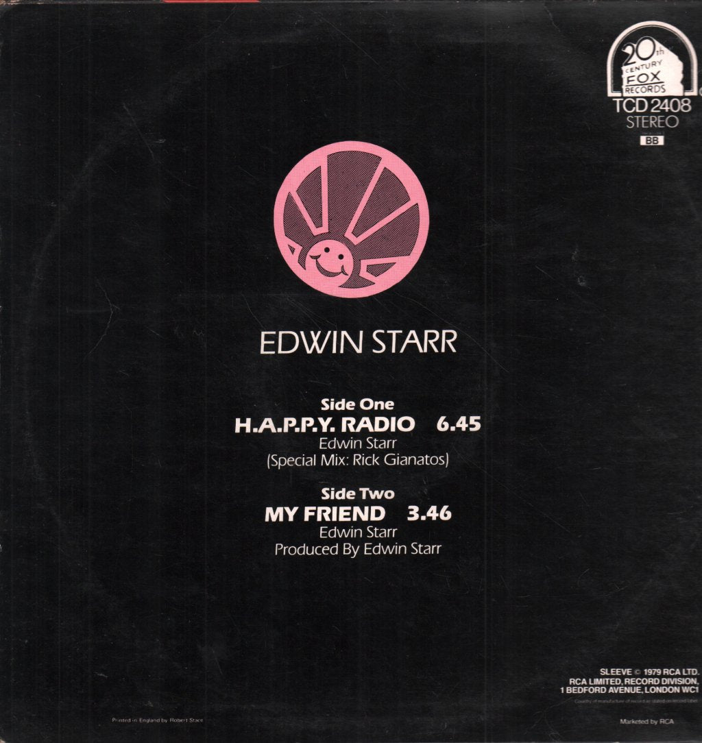 Edwin Starr - Happy Radio - 12 Inch