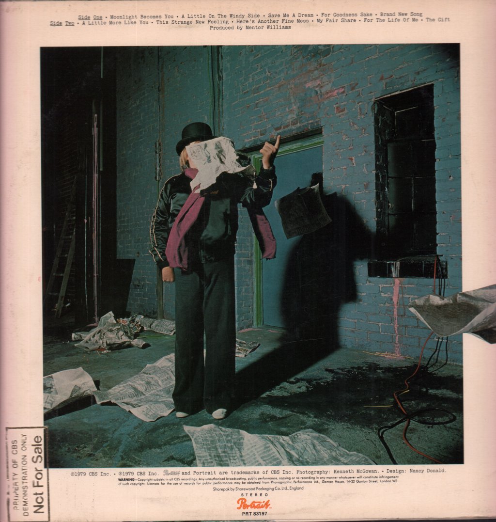 Paul Williams - A Little On The Windy Side - Lp
