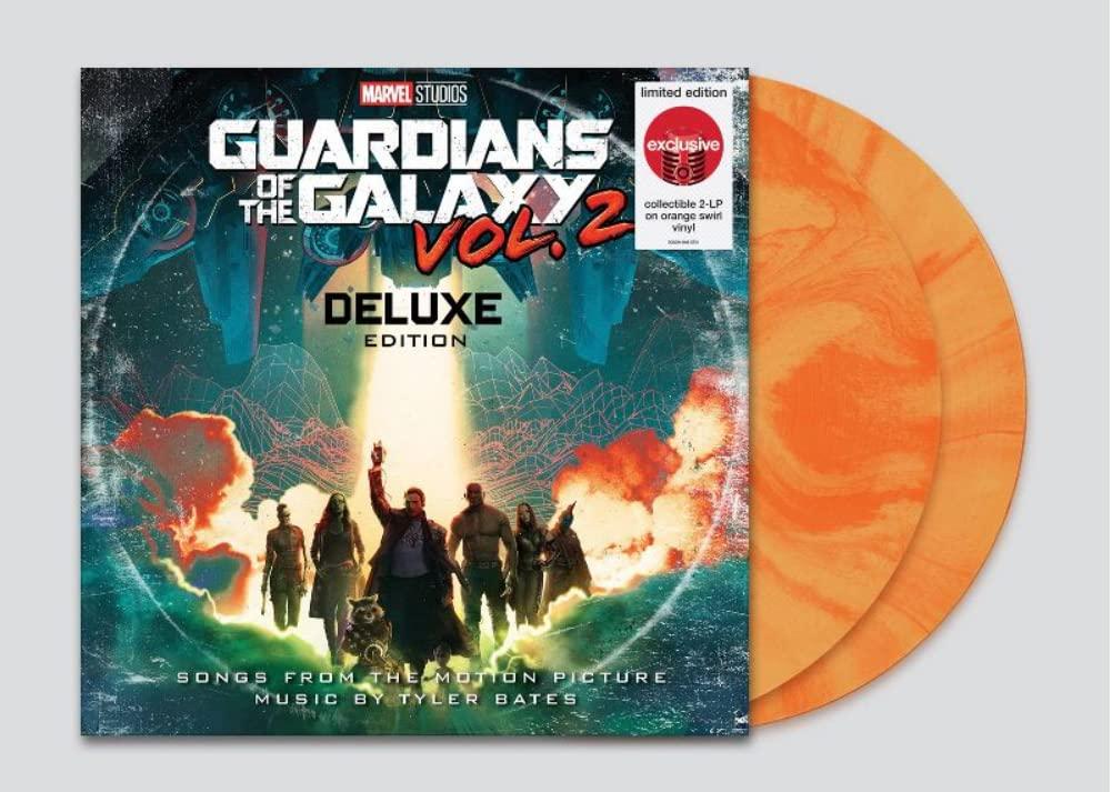 Various Artists - Guardians of the Galaxy Vol. 2 Deluxe - Exclusive Limited Edition Orange Swirl Colored 2x LP Vinyl - Double Lp