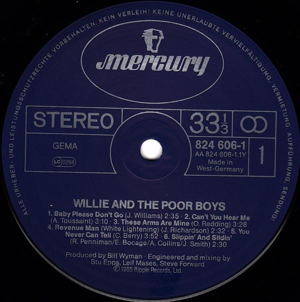 Willie And The Poor Boys - Willie And The Poor Boys - Lp
