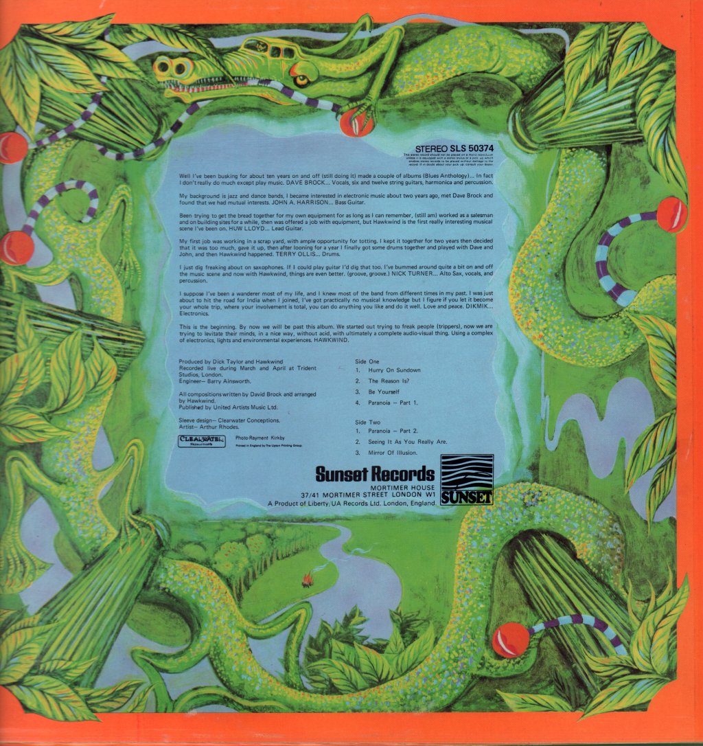 Hawkwind - Hawkwind - Lp