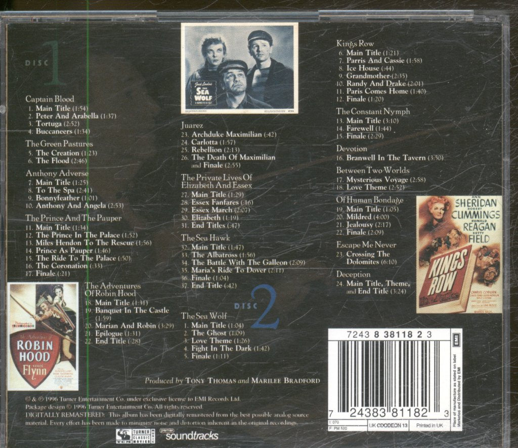 Erich Wolfgang Korngold - Warner Bros. Years - Motion Picture Soundtrack Anthology - Double Cd