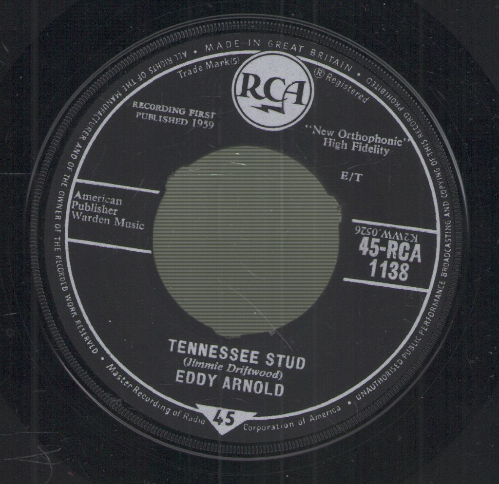 Eddy Arnold - Tennessee Stud - 7 Inch