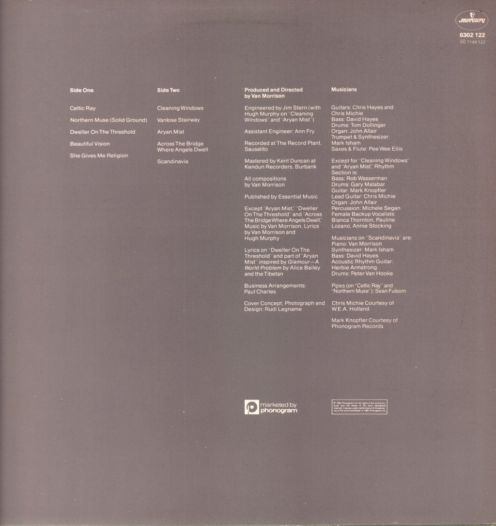 Van Morrison - Beautiful Vision - Lp