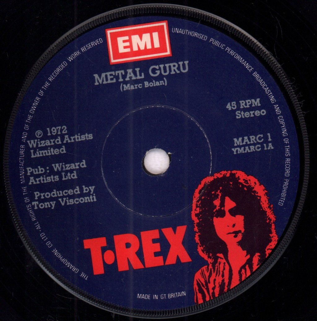T Rex - Metal Guru - 7 Inch