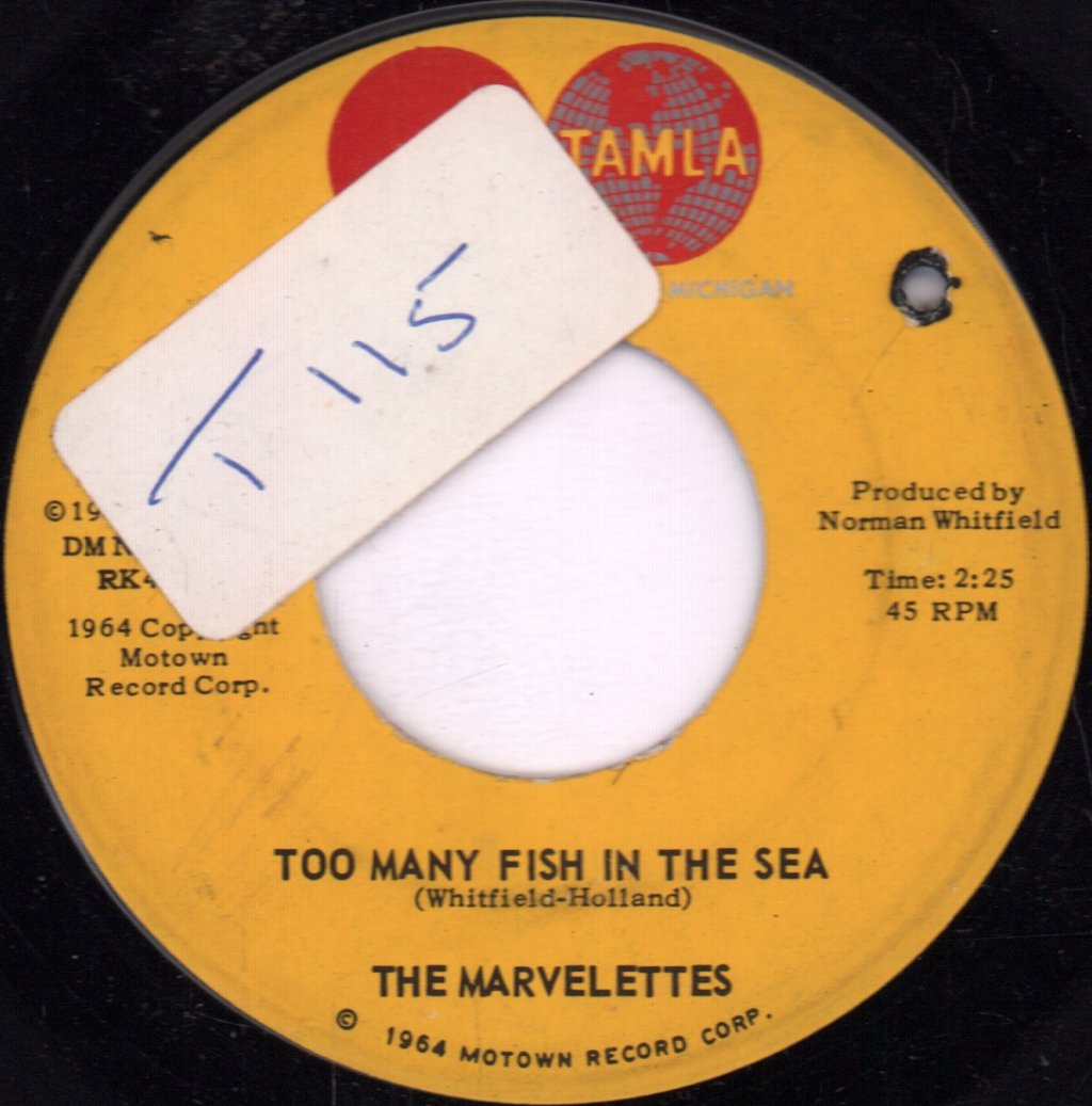 Marvelettes - Too Many Fish In The Sea - 7 Inch