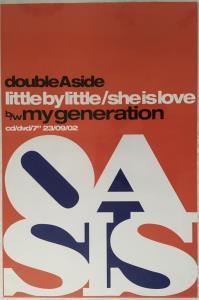 Oasis (Manchester Group) - Little By Little - Poster