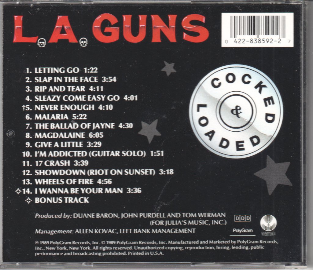 L.A. Guns - Cocked & Loaded - Cd
