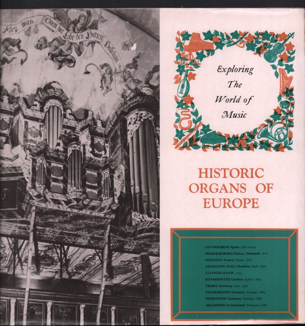 Various Artists - Historic Organs Of Europe - Lp