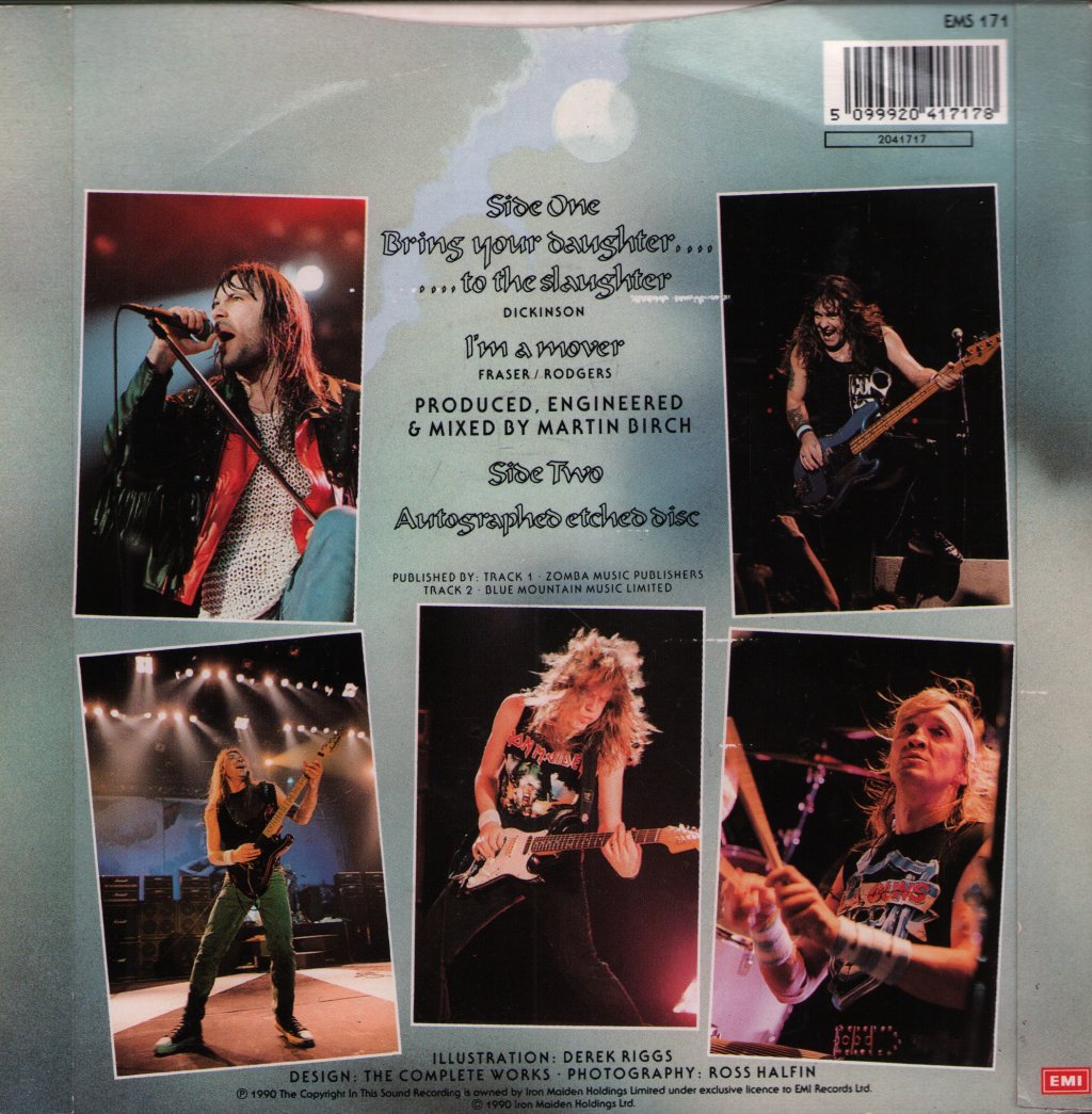 Iron Maiden - Bring Your Daughter To The Slaughter - 7 Inch