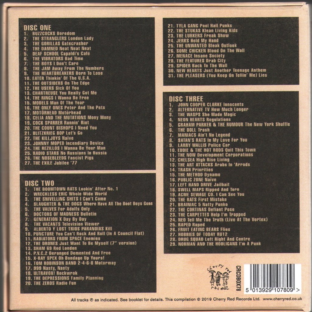 Various Artists - 1977 The Year Punk Broke - Cd Set