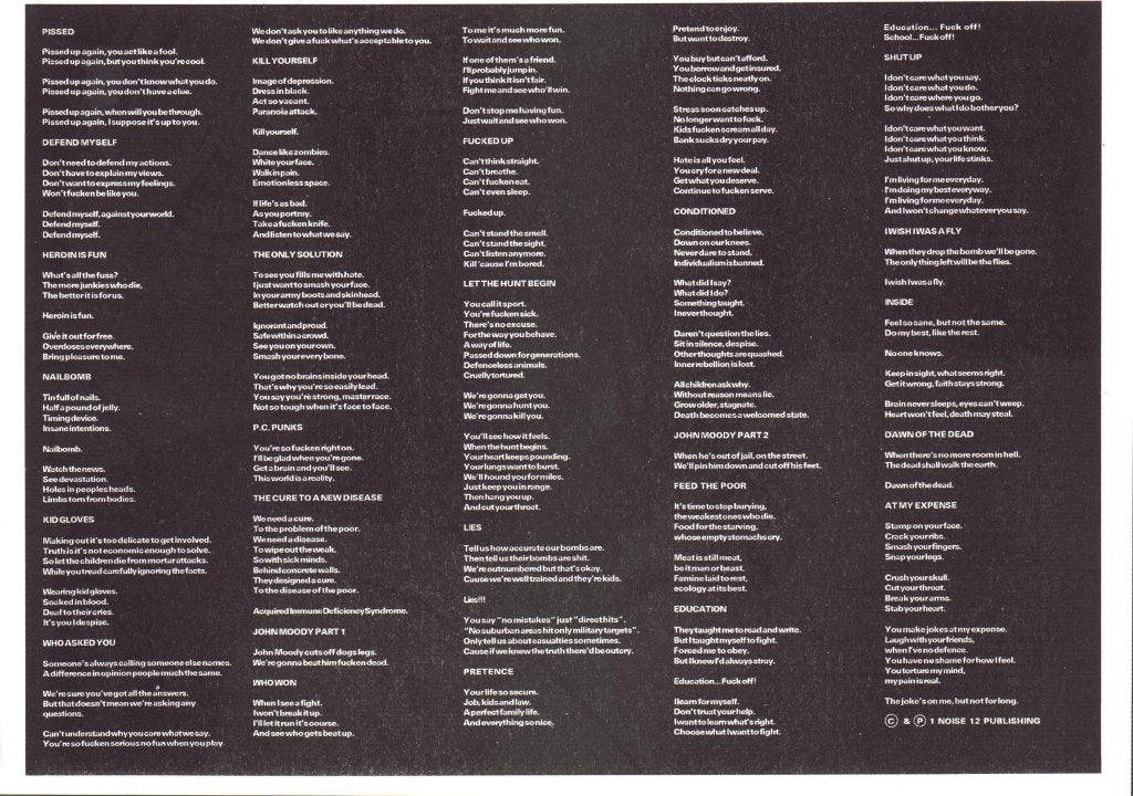Voorhees - Spilling Blood Without Reason - Lp