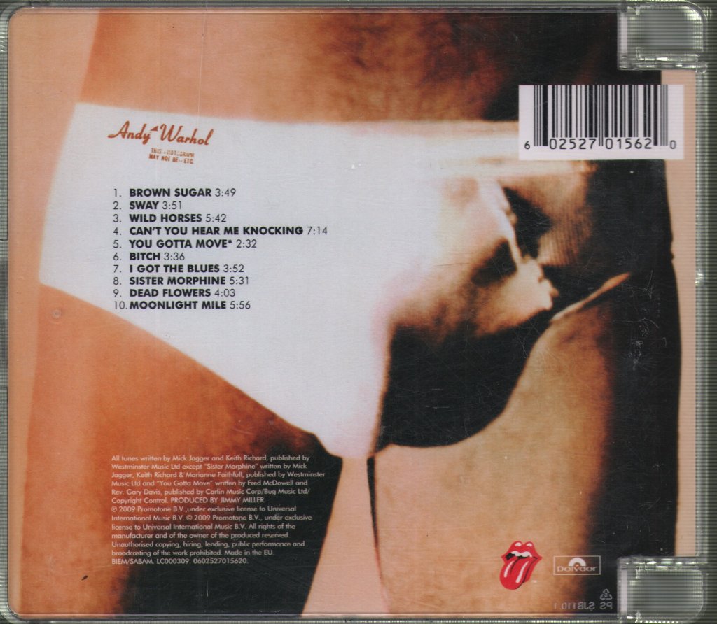 Rolling Stones - Sticky Fingers - Cd